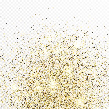 Altın parıltısı kutlama konfetisi geçmişi