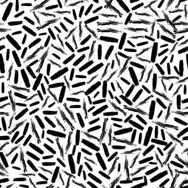 Elle çizilmiş karalama lekesiyle kusursuz desen