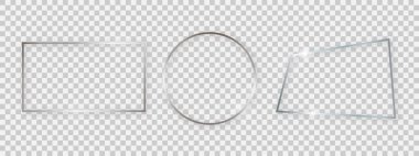 Parlak efektli parlak çerçeveler