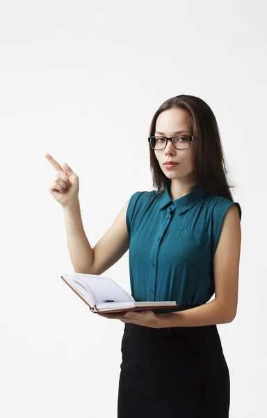 belgeler ve kalem, çalışma iş kadını gözlük, bu konuda gösterir