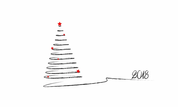 Noel ağacı uçak çizimi