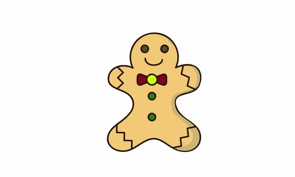 Icône avec cookie poupée — Image vectorielle