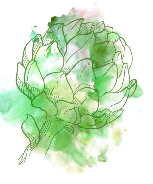 suluboya enginar yemekleri, vejetaryen ve diğer tasarım için