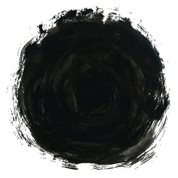 Black blob circle, fundo redondo —  Vetores de Stock