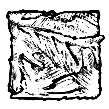 Eski arka plan. Kuru fırça dokusu. siyah ve beyaz doku