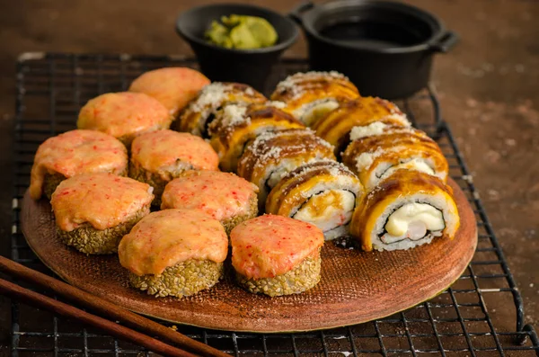 Japonské Jídlo Hot Roll — Stock fotografie