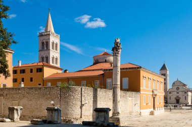 Tarihi kilise ve Zadar, Hırvatistan'ın antik yerler