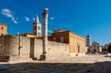 Tarihi kilise ve Zadar, Hırvatistan'ın antik yerler