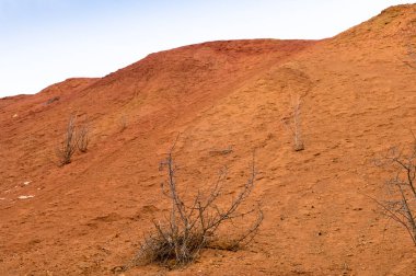 Boksit madeni ham boksit yüzeyi