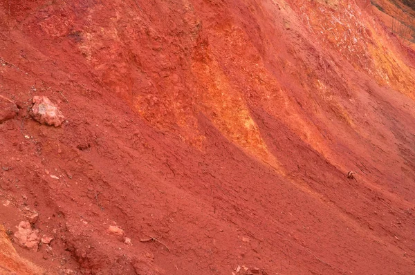 Marslı gibi kırmızı deserty yüzey, yatay — Stok fotoğraf