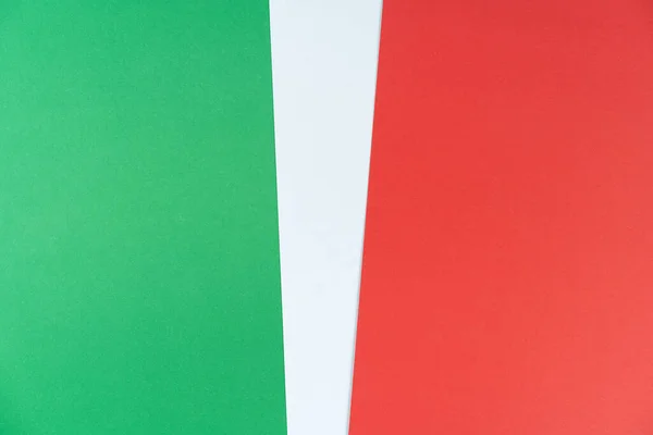 Flagge Italien Texturfarbener Karton Kopierraum — Stockfoto