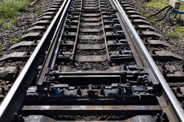 Demiryolunda ok transferi için çalışma mekanizması