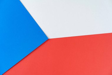 bayrak Çekçe, desen renkli karton, kopyalama alanı