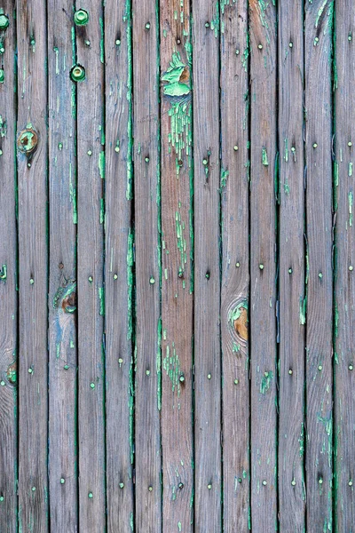 Tableros Madera Viejos Con Pintura Verde Que Pelaba Pintura Verde — Foto de Stock