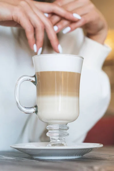Kopi Latte Kafe — Stok Foto