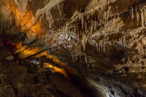 Grotta di stalattite Prometeo vicino Kutaisi, Georgia — Foto Stock