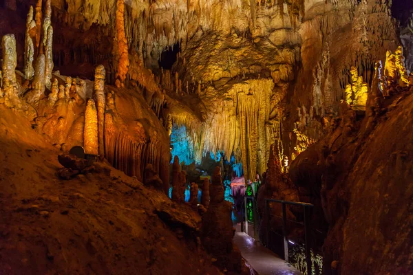 Grotta di stalattite Prometeo vicino Kutaisi, Georgia — Foto Stock