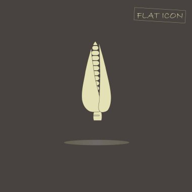 Siyah, düz simge vektör çizim üzerinde üzerinde ışık Mısır