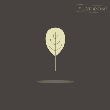 Siyah, düz simge vektör çizim üzerinde ışık ıspanak