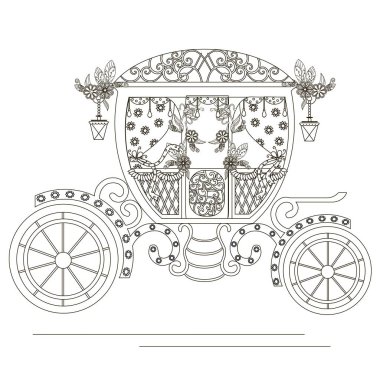     Tek renkli çiçeklerle elle çizilmiş taşıma doodle. Anti stres hisse senedi vektör çizim