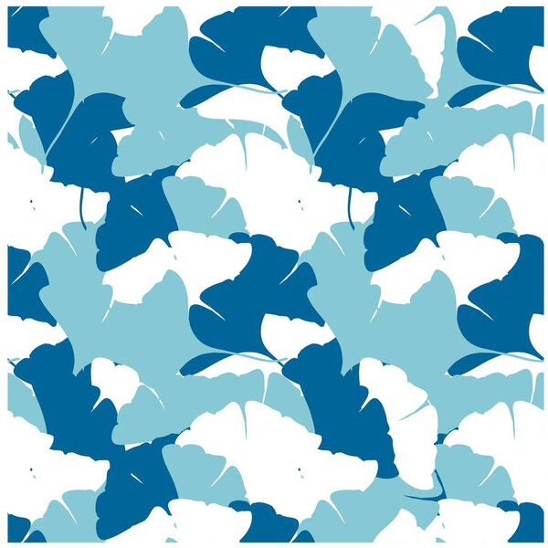 Seamless blue and white abstract pattern stock vector illustration