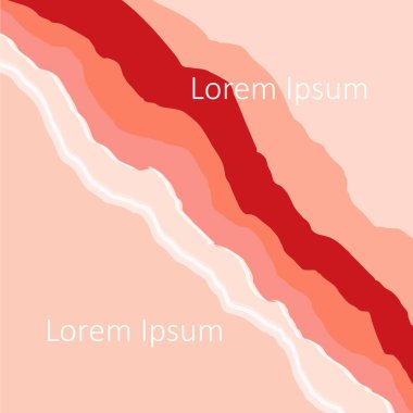 Pembe ve mercan soyut arkaplan, Lorem Ipsum sanat tasarımı web için stok vektör çizimi elementleri, baskı için
