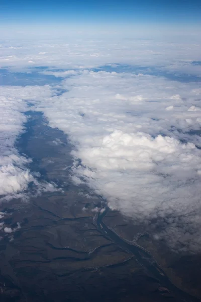 Vista aérea de cima — Fotografia de Stock