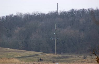 yüksek voltaj güç hattı