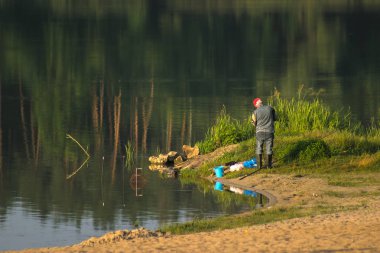 sabah nehirde görünümünü
