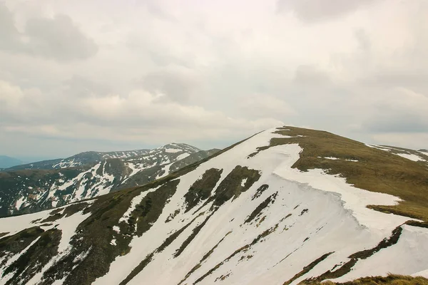Karpat dağlarında ilkbahar manzarası