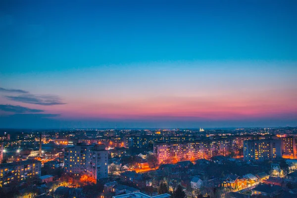 Schöne Nacht auf dem Dach — Stockfoto