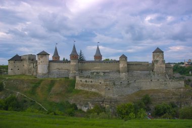 Kale günbatımında karmaşık