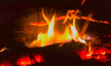 Yangın yeri, yanan günlükleri