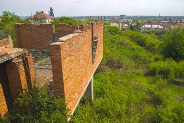 Ortaçağ Kalesi taş duvar
