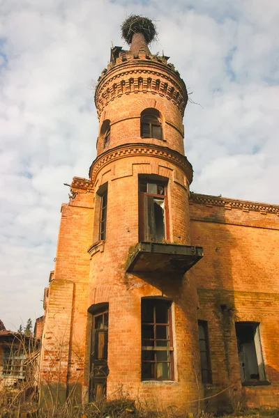 Vista topo do telhado com bela fachada — Fotografia de Stock