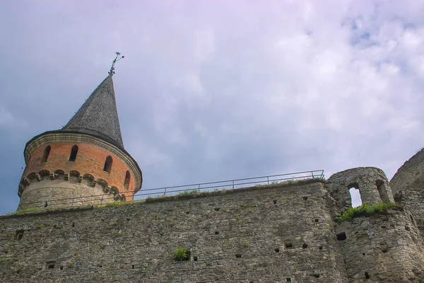 Kale günbatımında karmaşık