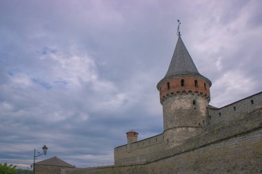 Kale günbatımında karmaşık