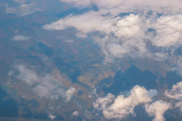 Вид сверху с воздуха — стоковое фото