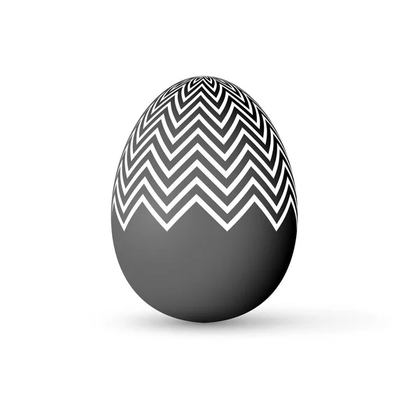 Œuf de Pâques avec des points. Illustration vectorielle . — Image vectorielle