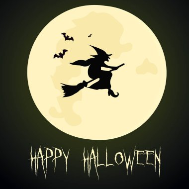 Cadılar Bayramı için arka plan. Vektör çizim.