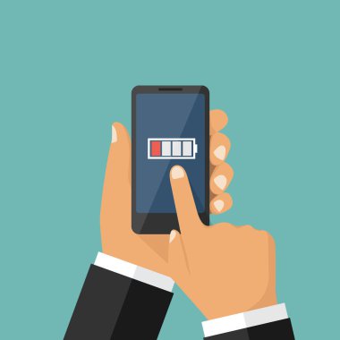 Smartphone düşük pil