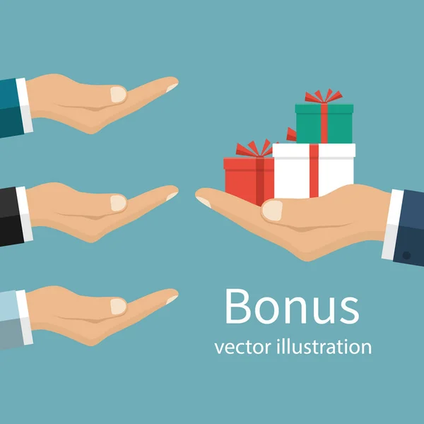 Awards bonuses of employees — Stock Vector