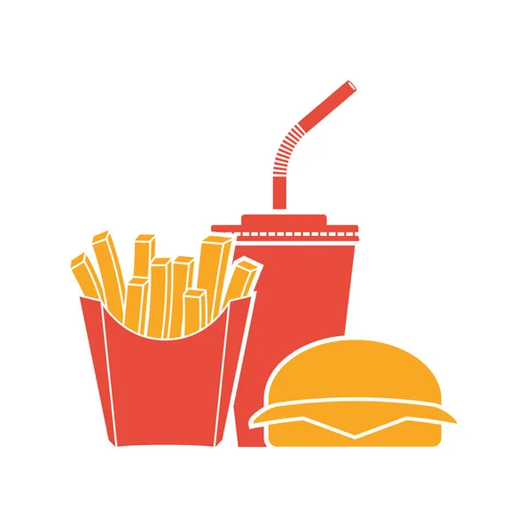 Icono de comida rápida — Vector de stock