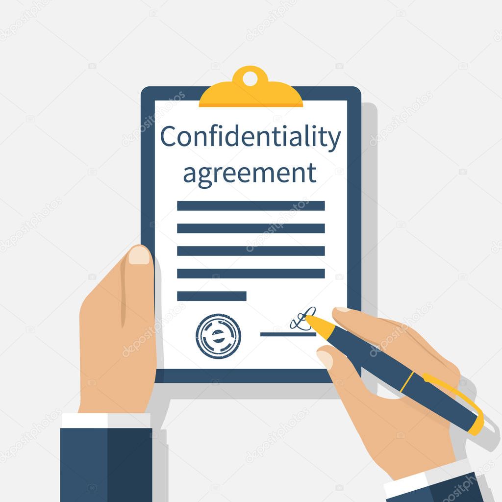 Confidentiality agreement, vecror