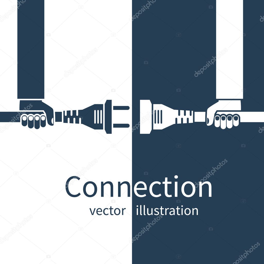 Business connection concept
