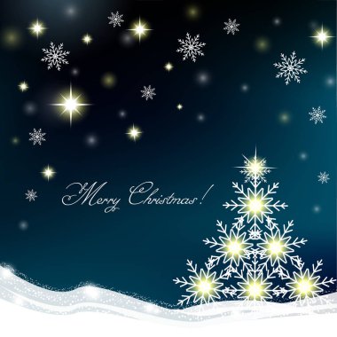 soyut Noel ağacı