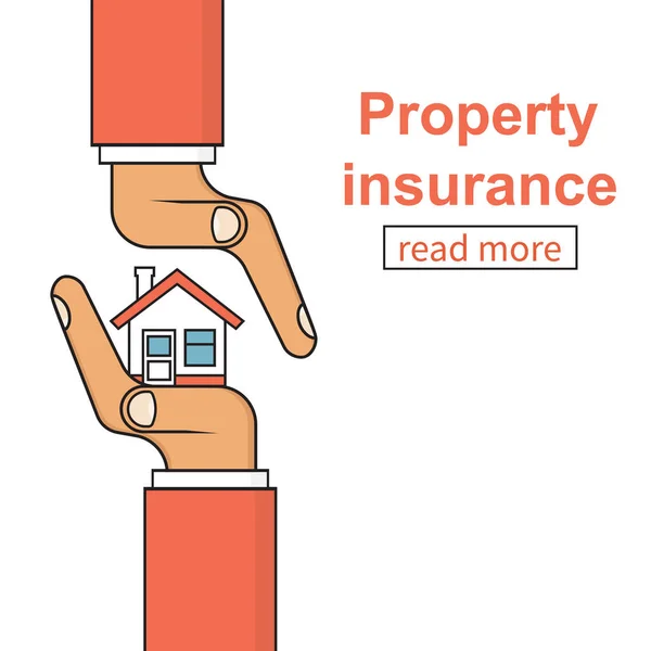 Property insurance icon — Stock Vector