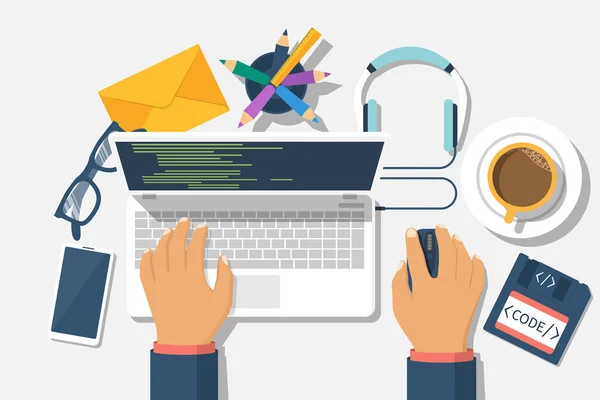 методы создания и сопровождения сайта. техническая поддержка и сопровождение. разработка и сопровождение сайтов. поддержка сайта. программирование иллюстрация.