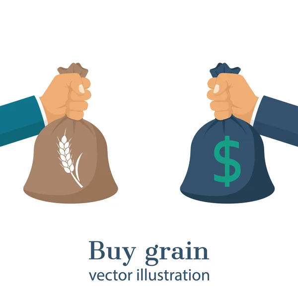 Comprar vetor de grãos — Vetor de Stock