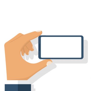 Adam elinde akıllı telefon